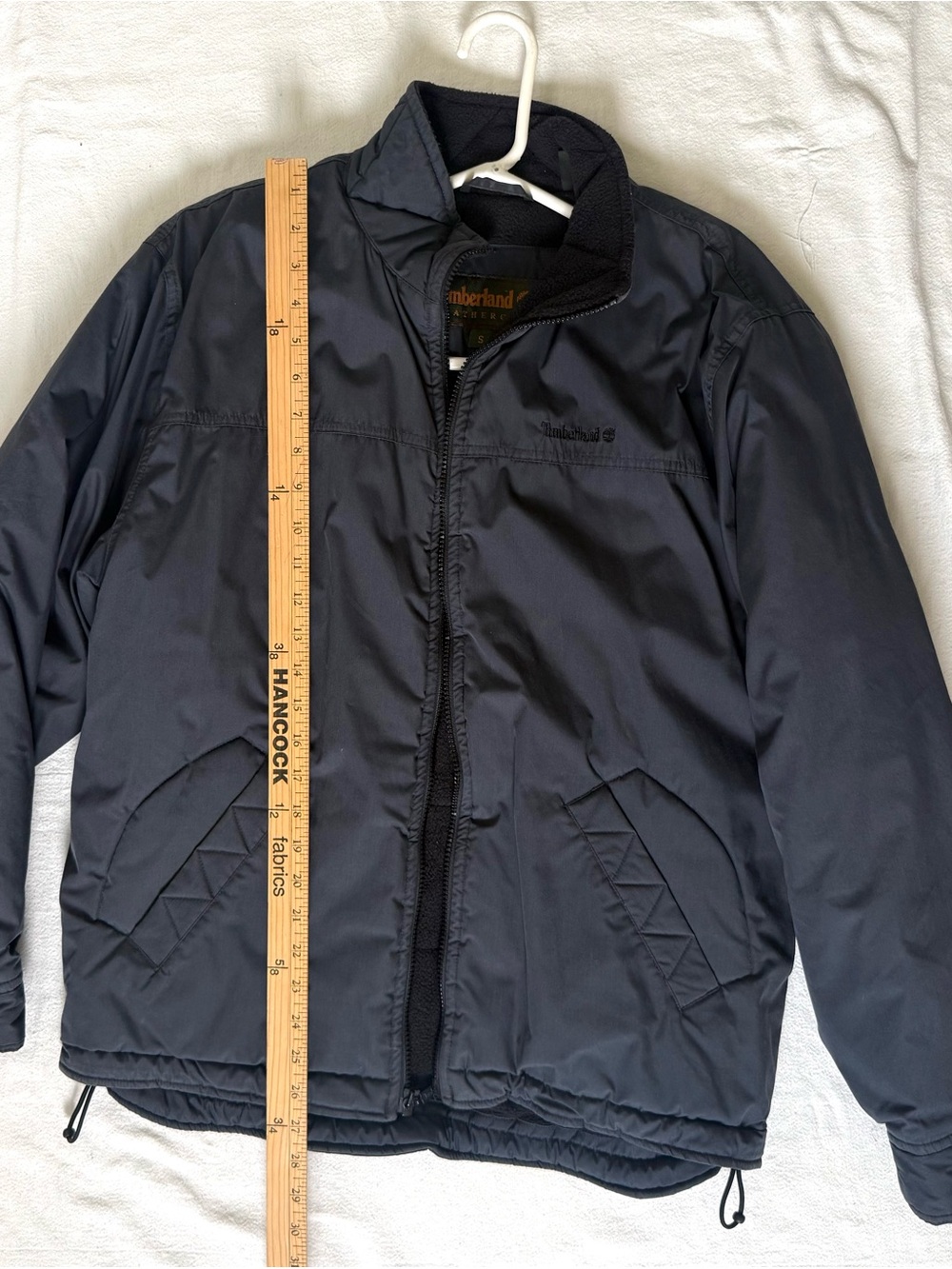 Timberland Men’s Charcoal Fleece-Lined Jacket Size S - Picture 5 of 10